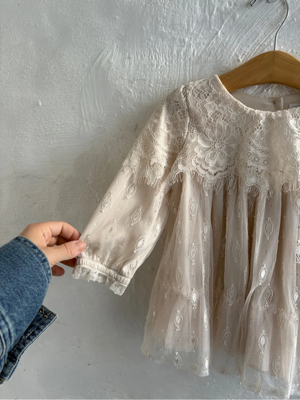 Baby girls size 24 Nannette tulle Lacey dress